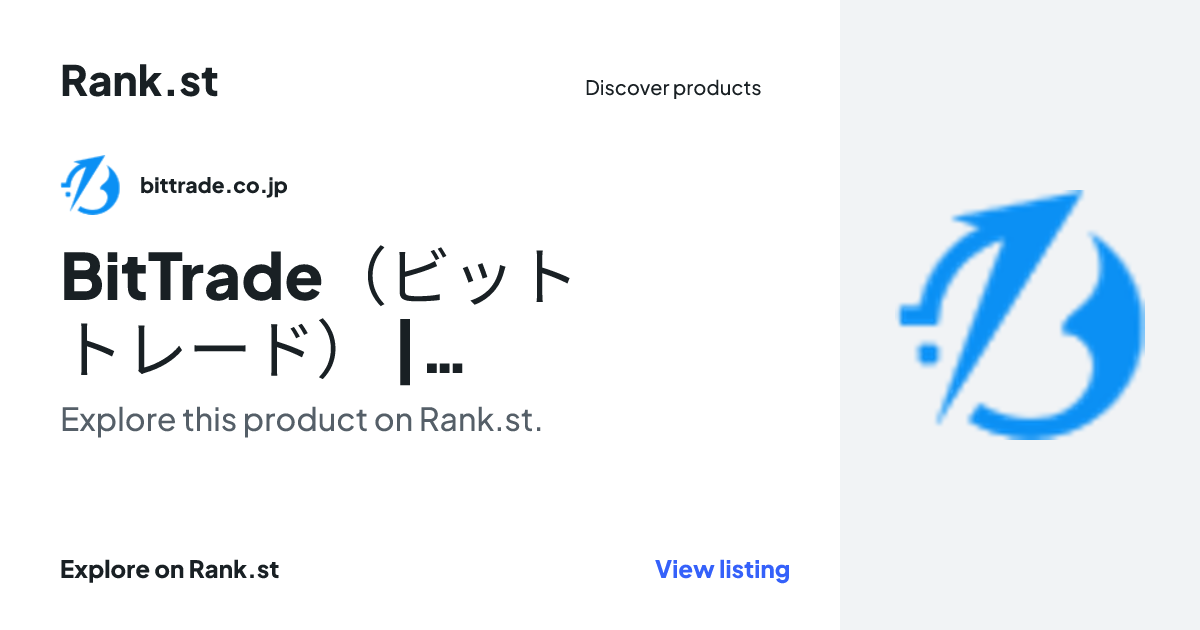 BitTrade(ビットトレード) | ビットコイン・暗号資産(仮想通貨)の取引なら social card preview