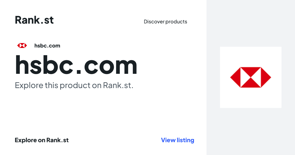 hsbc.com social card preview