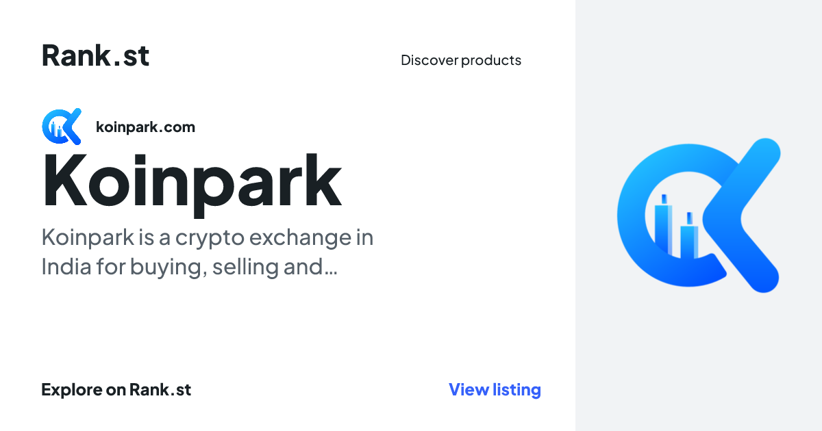 Koinpark social card preview
