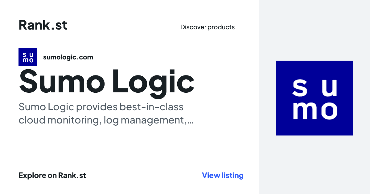 Sumo Logic social card preview