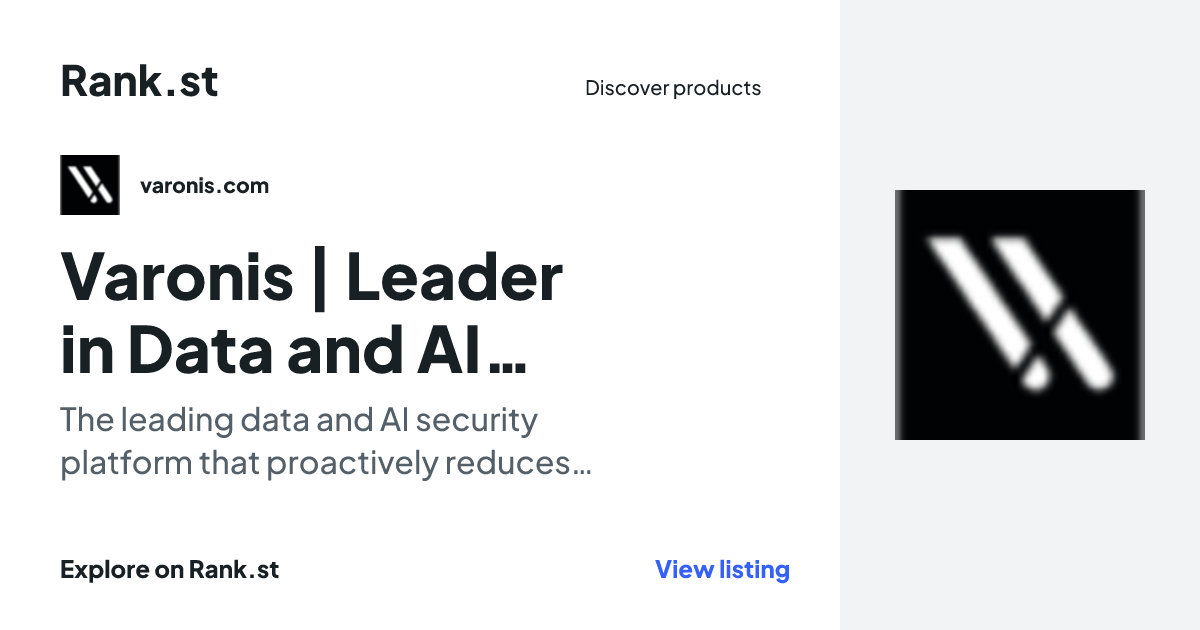 Varonis | Leader in Data and AI Security. For Cloud, SaaS and On-Prem social card preview